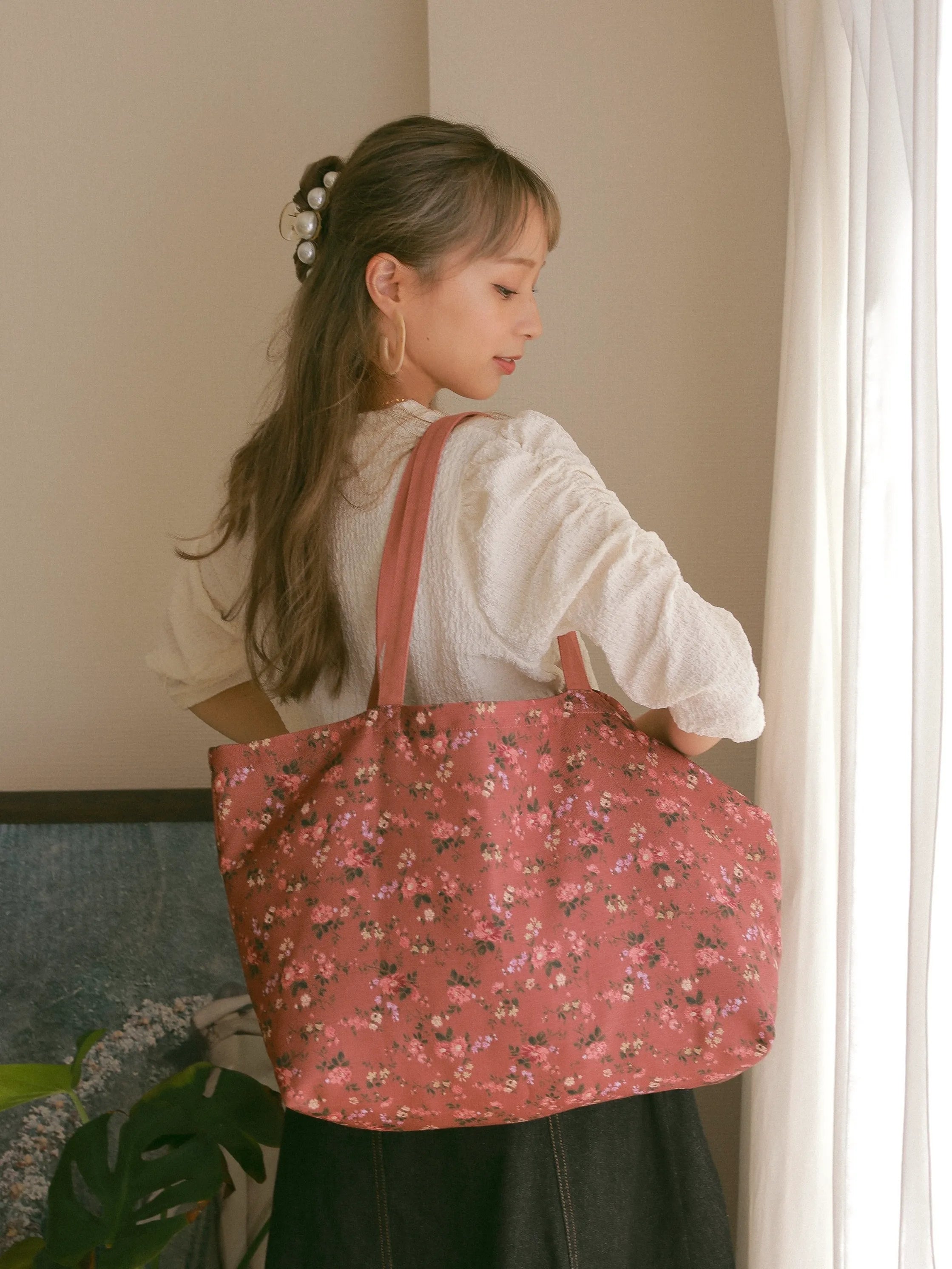 アンティークフラワートートバッグ – Violet net shop
