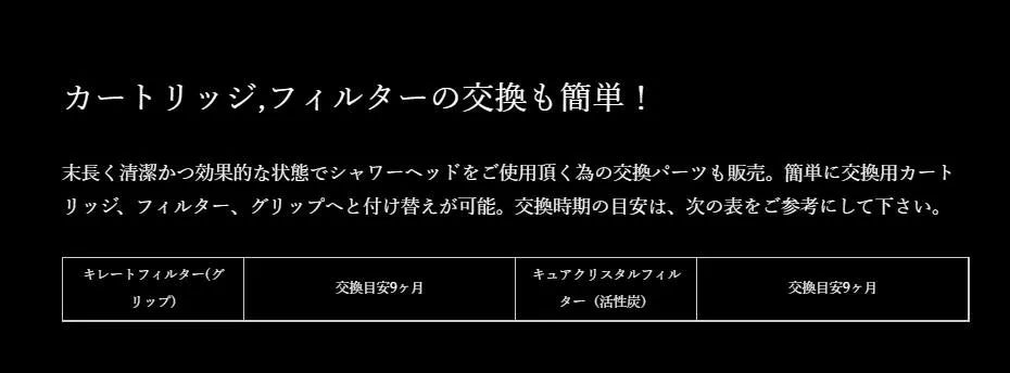 【限定SALE】ホリスティックキュア シャワーヘッド(黒)-クレイツイオン-